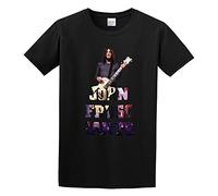 TuoMilky John Frusciante Unisex 100% Cotton Short-Sleeve T-Shirts Black M