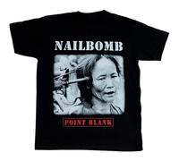 TuoMilky Nailbomb Point Blank 94 Cavalera Unisex 100% Cotton Short-Sleeve T-Shirts Black XL