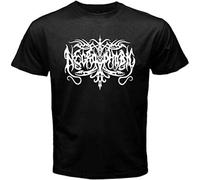TuoMilky Necrophobic Death Metal Band Logo Unisex 100% Cotton Short-Sleeve T-Shirts Black S