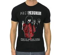 TuoMilky Pretenders 80 Concert Retro Unisex 100% Cotton Short-Sleeve T-Shirts Black XXL