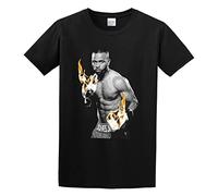 TuoMilky Roy Jones Jr Vs Mayweather Fight 2020 Unisex 100% Cotton Short-Sleeve T-Shirts Black M