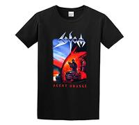 TuoMilky Sodom Band Agent Orange Album Cover Art Unisex 100% Cotton Short-Sleeve T-Shirts Black XXXL