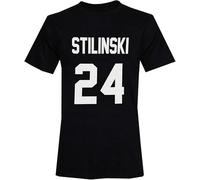 TuoMilky Stilinski 24 Stiles Stilinski DOB Date of Birth Unisex 100% Cotton Short-Sleeve T-Shirts Black M