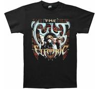 TuoMilky The Cult Electric 1987 Album Tour Casual Unisex 100% Cotton Short-Sleeve T-Shirts Black XXL