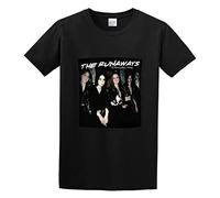 TuoMilky The Runaways Personels Unisex 100% Cotton Short-Sleeve T-Shirts Black M