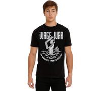 TuoMilky Wage War Worth Saving Casual Funny Unisex O-Neck 100% Cotton Short-Sleeve T-Shirts Black S