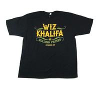 TuoMilky Wiz Khalifa Rolling Papers Piffsburgh Unisex 100% Cotton Short-Sleeve T-Shirts Black L