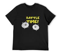 TuoMilky Ydro Essential The Battle Cats Cat Game Funny Unisex 100% Cotton Short-Sleeve T-Shirts Black M