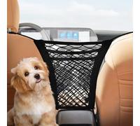 TUONYIS 2 Pièces Barrière de Voiture pour Chien à 3 Niveaux, Filet de Séparation Rétractable pour Voiture, Organisateur Sac de Rangement Extensible,Barrière pour Chiens, Chats, Animaux, Enfants (Noir)