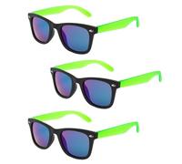 TUONYIS 3 Pièces lunette de soleil enfant Lunette soleil enfant 3 ans, Lunette Soleil Bebe Lunettes de Soleil Polarisées pour Garçons, Filles, Bébés, Enfants, Lunettes Polarisées de 3 à 8 ans (Bleu)