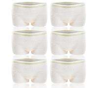 TUONYIS 6 Pièces Culottes Post Accouchement, XL Slips Jetables Femme, Culottes de Maternité Jetables, Slip Jetable Maternité pour l'incontinence pour Maternité, Incontinence, Voyage (Blanc)