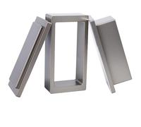 TUOPUKE Moule pré-pressé de 5,1 x 10,2 cm fabriqué en aluminium anodisé de qualité alimentaire