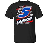 TUOPUKEJI Men's Kyle Larson Hendrick Motorsports Team T-Shirt Short Sleeve Cotton Size XL
