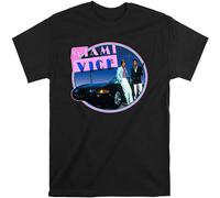 TUOPUKEJI Miami Vice 80'S TV Series T-Shirt Cool T Shirt Men Tshirt Size XL