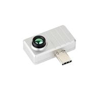TUOPUONE Caméra d'imagerie thermique infrarouge pour smartphone (B), port de type C, Plug and Play, champ de vision à 45°, boîtier en alliage d'aluminium
