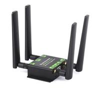 TUOPUONE Convertisseur 5G M.2 vers Gigabit Ethernet 5G M.2 vers USB3.1 Boîtier en alliage d'aluminium Support mural Quad Antennes embarquées Interface M.2 Key B Port USB 3.1 avec module RM520N-GL 5G