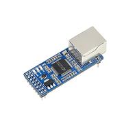 TUOPUONE Convertisseur UART vers Ethernet à 2 canaux compatible avec Raspberry Pi/Arduino/STM32 Port série Module de transmission intégré Ethernet MAC et couches Phy