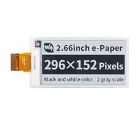 TUOPUONE E-Paper E-Ink Raw Écran 2,7" 296 × 152 pixels Noir/blanc bi-couleur SPI Interface sans PCB Faible puissance Grand angle de vue Effet papier