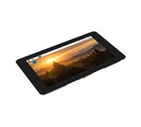 TUOPUONE Écran tactile capacitif 7" compatible avec Raspberry Pi avec étui de protection et caméra frontale 5 MP Résolution 800 × 480 Interface DSI