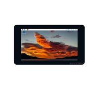 TUOPUONE Écran tactile capacitif 7 pouces DSI Interface IPS Écran 800 × 480 Résolution tactile 5 points avec étui