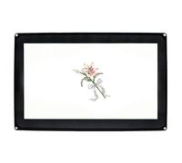 TUOPUONE Écran tactile capacitif LCD de 10,1" avec étui compatible avec Raspberry Pi et Jetson Nano résolution 1024 × 600 HDMI/VGA/AV Interface d'affichage