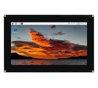 TUOPUONE Écran tactile capacitif LCD de 10,1 pouces (F) avec boîtier 1024 × 600 HDMI Interface divers systèmes et appareils soutien