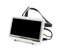TUOPUONE Étui Bicolore et support inférieur pour LCD de 7 pouces(B(C) Combinez l'écran LCD et le Mini PC de soutien dans un appareil tout-en-un