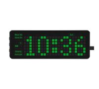 TUOPUONE Horloge électronique compatible avec Raspberry Pi Pico précis RTC multi fonctions chiffres LED