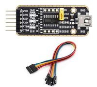 TUOPUONE Mini connecteurs USB vers UART - Transmission à haut débit baud - Transmission stable - Multi-appareils - Compatible avec plusieurs systèmes