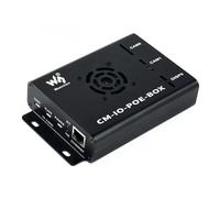 TUOPUONE Mini-ordinateur compatible avec Raspberry Pi Module de calcul CM3 / CM3L / CM3+ / CM3+L Carte d'extension Boîtier en métal Ventilateur d'alimentation et de refroidissement