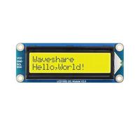 TUOPUONE Module LCD-1602 I2C couleur verte 32 caractères LCD 3,3 V/5 V rétro-éclairage réglable