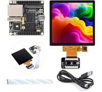 TUOPUONE Pico Ultra RV1106 Carte de développement Linux Micro intègre des processeurs ARM Cortex-A7/RISC-V MCU/NPU/ISP sans Wir-Less Module PoE non inclus avec écran tactile IPS 480 x 480 10,2 cm