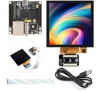 TUOPUONE Pico Ultra RV1106 Carte de développement Linux Micro intègre des processeurs ARM Cortex-A7/RISC-V MCU/NPU/ISP sans fil Module PoE non inclus avec écran tactile IPS 720 x 720 10,2 cm