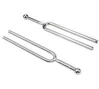 TUOREN Lot de 2 diapasons d'accordage 440 Hz/C 523 Hz pour violon, guitare, piano, accordeur d'instruments de musique
