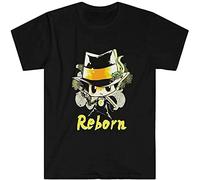 tuoshan Reborn! Katekyo Hitman Reborn Anime Arcobaleno Reborn T ShirtBlack XXX-Large
