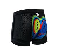 TUOYDJA Cuissard,Cycliste Short de Cyclisme à Coussin de Gel 20D, sous-vêtements antichocs for vélo de Route, VTT, Cyclisme entièrement Respirant for Hommes(E,4XL)