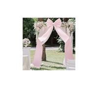 TUOYDJA Grand NœUd en Satin,Gros Noeud Cadeau Arche Géante Blanche Décorative for Cérémonie De Mariage, Fête d'anniversaire, Toile Fond Photographie - Design Élégant en Tissu(A3)