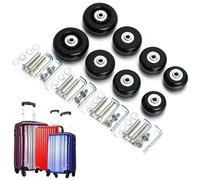 TUOYDJA Roue Valise Universelle,Roue de Valise Universelle 2X Kit de réparation d'essieux de Roues de Valise de Voyage de Remplacement Dia.40mm/50mm/60mm(2pcs-60mm18mm)