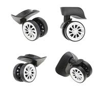 TUOYDJA Roue Valise Universelle,Roue de Valise Universelle 4 Paquets de substituts de substituts de Remplacement roulettes pivotantes sourdines