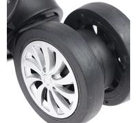 TUOYDJA Roue Valise Universelle,Roue de Valise Universelle 4 pièces Valise Bagages Universel 360 degrés Roues pivotantes Chariot Roue Outils