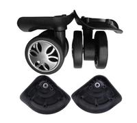 TUOYDJA Roue Valise Universelle,Roue de Valise Universelle A68 Bagages pivotant boîtier de Chariot Bagages Roues réparation Valise pièce de Rechange