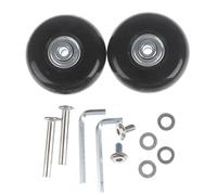 TUOYDJA Roue Valise Universelle,Roue de Valise Universelle OD 40-54mm Valise à Bagages Roues de Remplacement Kit de réparation essieux Deluxe(E)