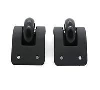 TUOYDJA Roue Valise Universelle,Roue de Valise Universelle One Pair Remplacement Voyage Voyage Vue de Voyage Roues de réparation Black Trolley Voyage Bagage Roues directionnelles