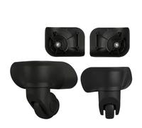 TUOYDJA Roue Valise Universelle,Roue de Valise Universelle Roues for Accessoires de Bagages roulettes Noires universelles remplaçables réparation Valise Roues de Valise remplacer Les Roues Noires