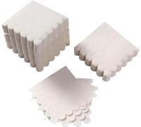 TUOYDJA Serviette Papier,Serviette de Table en Tissu Lot de 200 Serviettes jetables à 2 épaisseurs for Cocktail, Dessert, dîner, Mariage, Anniversaire, réception(White)