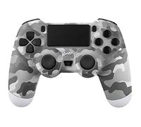 TUOZHE Wireless Remote Controller for PS4, Replacement for Play Station 4 Game Controller with Dual Vibration Gamepad Joystick (NOT-OEM, Red)