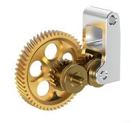 Tuozhu X1P1 DLC Ensemble d'engrenage doré pour impression 3D Accessoire métallique pour mise à niveau des extrudeuses