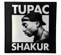 Tupac Only God Can Judge Me Woven Patch Size Accessory Size