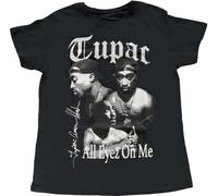 Tupac Shakur - "All Eyez On Me" T-shirt pour femme RO4982 (42 FR) (Noir)