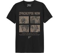 TUPAC Shakur Metupacts007 Homme T-Shirt, Noir, XS